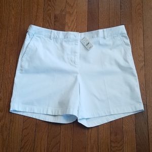 Womens Brooks Brothers Shorts White Size 16 NWT
